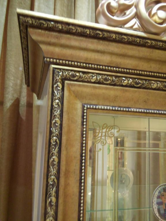 Шкаф-витрина Версаль 1 дверь, Орех 