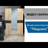 Шкаф 3-х створчатый Мадлен (дуб сонома/дуб шале серебро)  